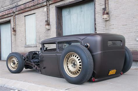 Wicked Chopped And Dropped 1930 Model A Tudor Sedan Hot Rod Network