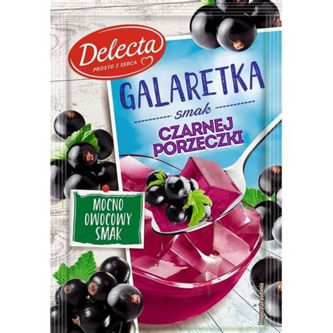 Delecta Galaretka O Smaku Czarnej Porzeczki G Delecta Sklep