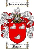 Faulk Family Crest Faulk Coat of Arms - Tradebit