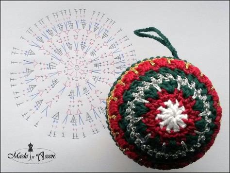 Kerstballen Kerstmis Woon Accessoires Crochet Haken Made In