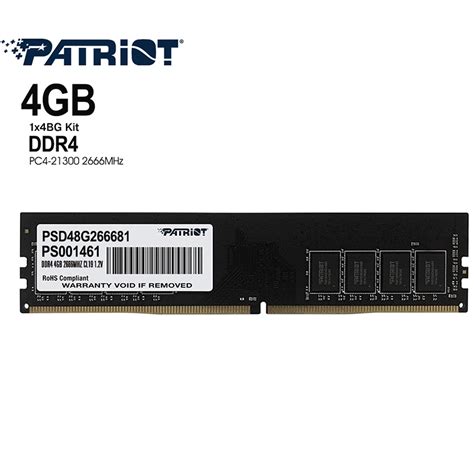 PATRIOT 4GB 2666 MHZ RAM