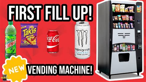 How Much Does It Cost To Fill A New Vending Machine Youtube