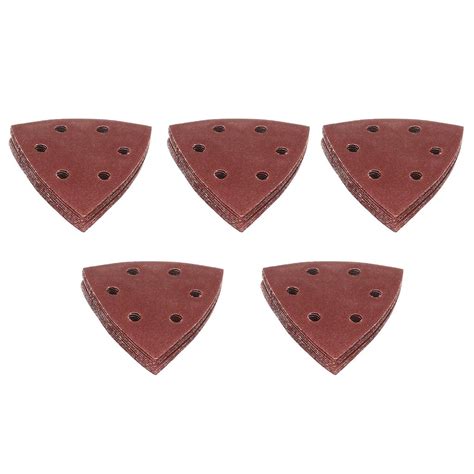 Buy Pdtoweb 50Pcs 90mm Triangle Sanding Sheets Mouse Detail Sander Pads