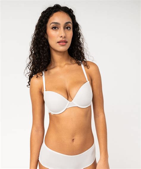 Soutien Gorge Armatures Avec Bretelles Multipositions Blanc En