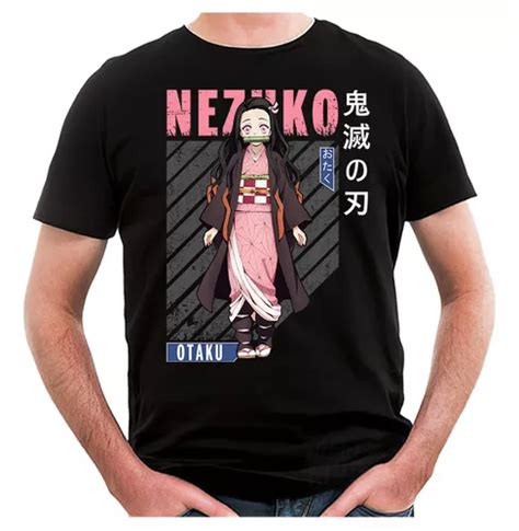 Remera Demon Slayer Nezuko 08 negra Ideas Mvd Cuotas sin interés