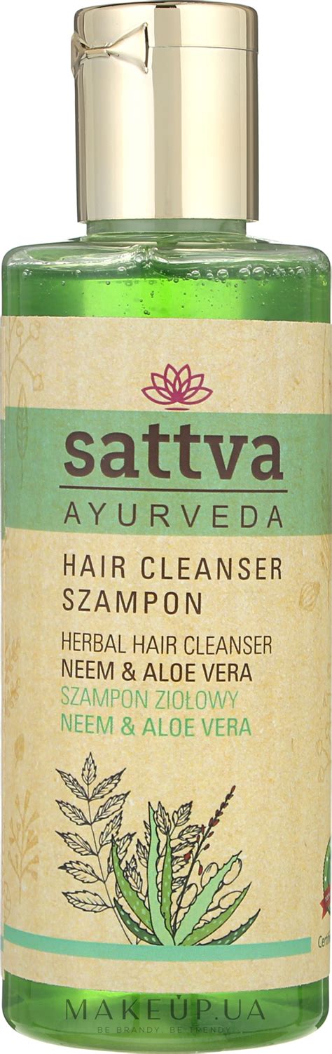 Sattva Ayurveda Neem Aloe Vera Herbal Hair Cleanser Shampoo