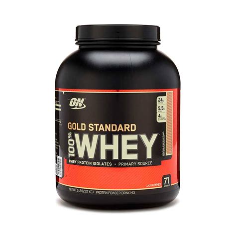 Proteina On Gold Standard Sabor Mocha Capuccino 100 Whey 5 Lbs