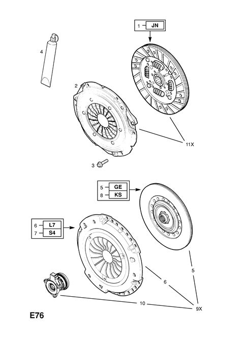 Opel Astra H Clutch Opel Epc Online Nemigaparts