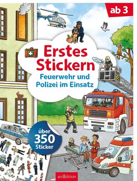 Erstes Stickern Feuerwehr Und Polizei Im Einsatz Bei B Cher De Bestellen