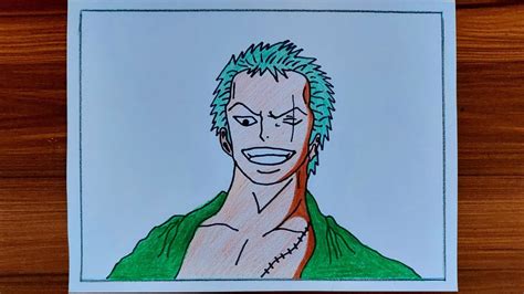 How To Draw Roronoa Zoro One Piece Easy Step By Step Tutorial 🙅‍ Youtube