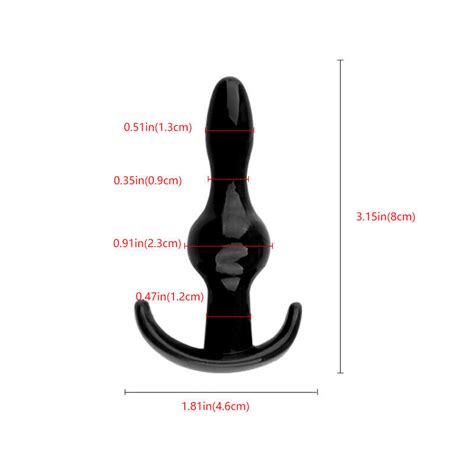 Anal Trainer Beginner Kit Set Butt Plug Dildo Beads Prostate Massager