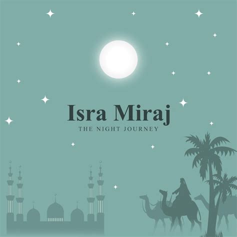 Premium Vector Vector Illustration For Islamic Day Al Isra Miraj