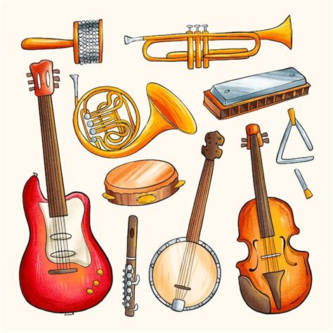 Imágenes De Dibujo Instrumentos Musicales Descarga Gratuita En Freepik