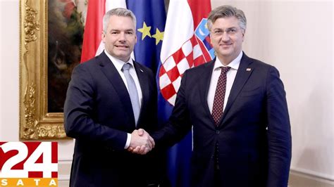 U Ivo Austrijski Kancelar Nehammer Stigao U Hrvatsku Razgovarao S