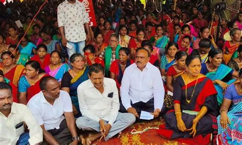 Implement Promises Made To Anganwadi Workers Demands Tdp