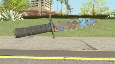 Cs Go M Bayonet Case Hardened Pour Gta San Andreas