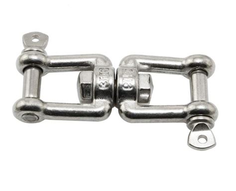 Mm Stainless Steel Marine Jaw And Jaw Shackle Swing Swivel Ring Snap