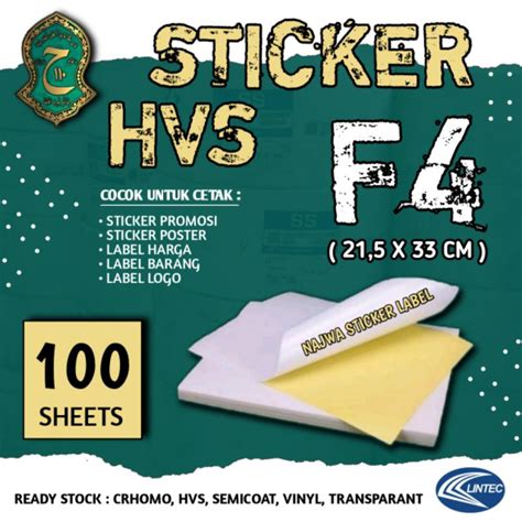 Jual Sticker Hvs Doff F Isi Lembar Termurah Shopee Indonesia