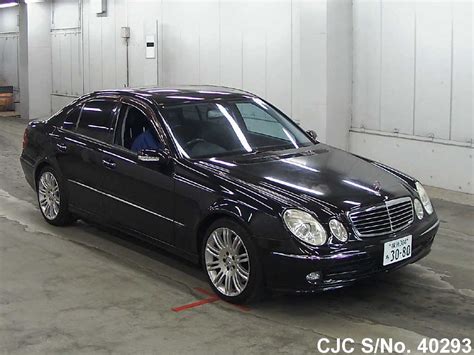 2006 Mercedes Benz E Class Black For Sale Stock No 40293 Japanese