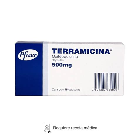 Terramicina Oxitetraciclina Mg C Psulas Bodega Aurrera