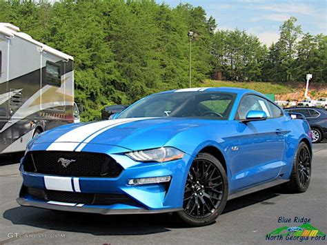 2019 Velocity Blue Ford Mustang Gt Premium Fastback 134577003 Photo 10 Car