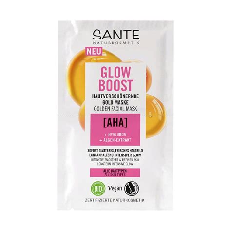 Sante Glow Boost Hautversch Nernde Gold Maske Ml Shop Apotheke