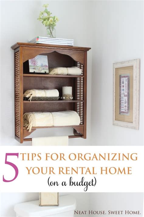 Organizing Your Rental Home On A Budget Teaser Home Organization