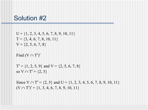 sets and venn diagrams | PPT