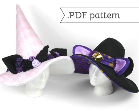 Diy Witch And Wizard Hat Sewing Patterns True Blue Me And You Diys For Creatives