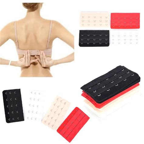 5pcs 3 Rows 5 Hooks Bra Extenders Clasp Strap Sewing Tools Women Bra