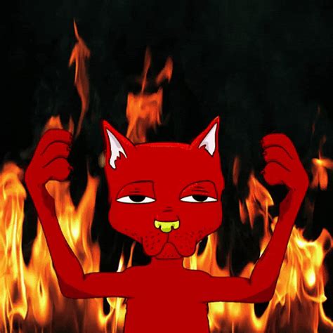 Red Cat Burn By Gutter Cat Gang Find Share On GIPHY