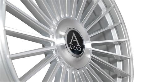 Azad Wheels Az Silver Brushed Floating Cap Rims Az