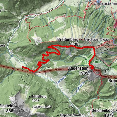 Wanderung Vom Achtal Zum Aggenstein BERGFEX Wanderung Tour Bayern