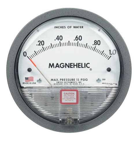 Dwyer Series 2000 Magnehelic Differential Pressure Gauge