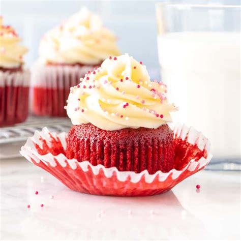 Small Batch Red Velvet Cupcakes Just So Tasty