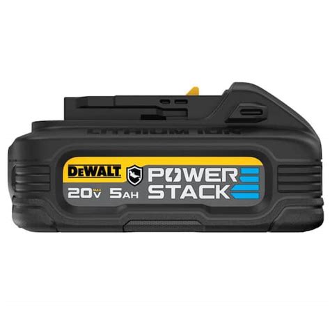 Dewalt Powerstack Volt Max Lithium Ion Oil Resistant Ah Battery