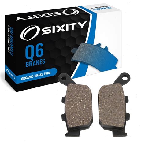 Rear Organic Brake Pads 2006 2008 Triumph Daytona 675 Set Full Kit