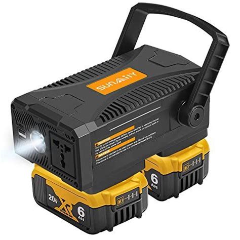 Sunmily W Portable Power Supply Inverter Compatible With Dewalt V