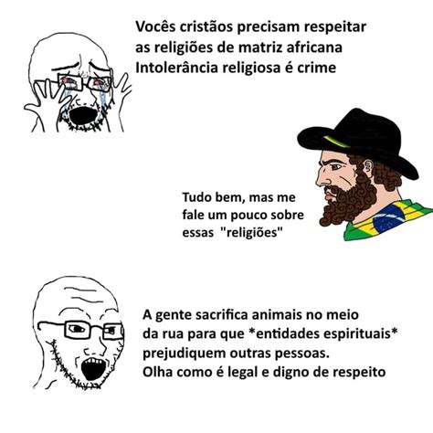 Vocês cristãos precisam respeitar as religiões de matriz africana