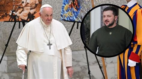 Zelenski Llega Al Vaticano Para Reunirse Con El Papa Francisco