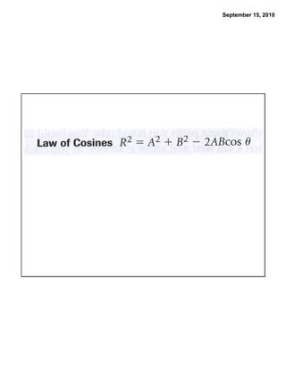 Cosine law example | PDF