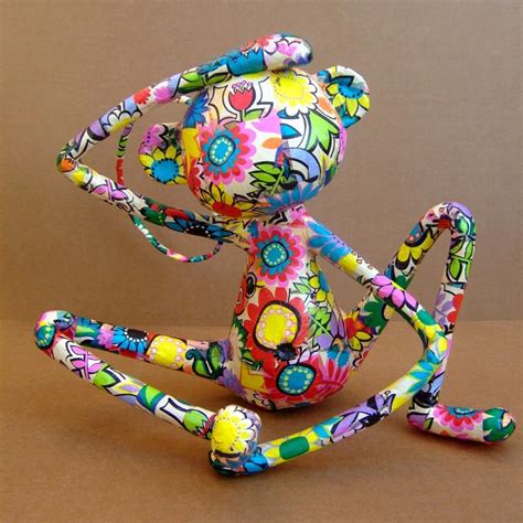 Cute Monkey Paper Mache Clay Paper Mache Crafts Paper Mache Sculpture