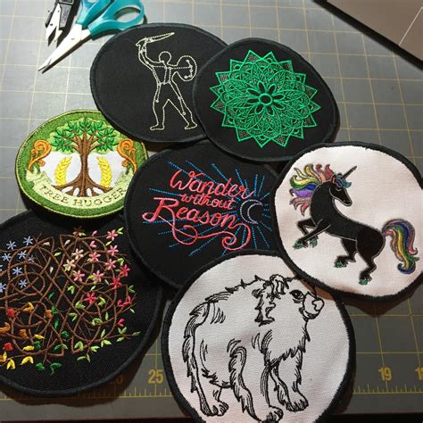 embroidery patch template