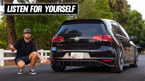 This Might Be Your Favorite Gti Exhaust Setup Unitronic Stock