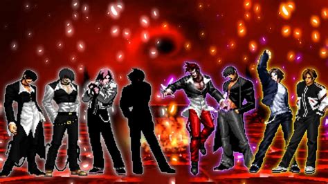 Kof Mugen White Black Flames Kyo Iori Team Vs Original Flames Kyo