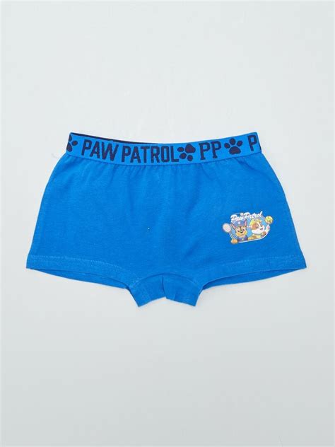 Lot De Boxers Pat Patrouille Bleu Kiabi