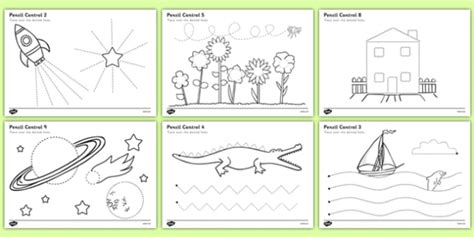 Pencil Control Worksheet Teacher Made