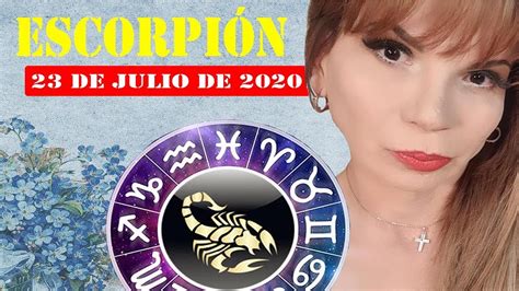 Escorpio Horóscopo De Hoy 23 De Julio 2020 Una Gran Elección Youtube