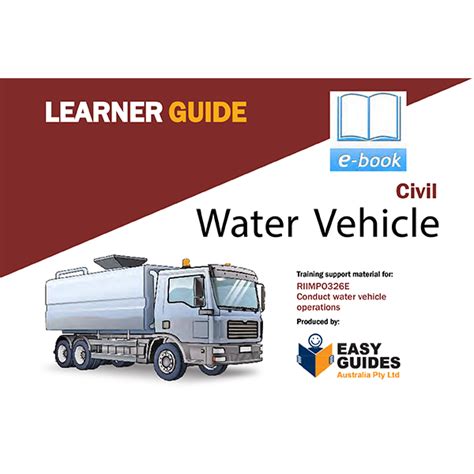 EBook Water Vehicle LEARNER GUIDE RIIMPO326E EasyGuides