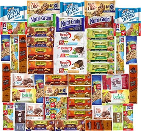 Ultimate Healthy Snacks Bars and Nuts Variety Pack Gift Snack Box ...